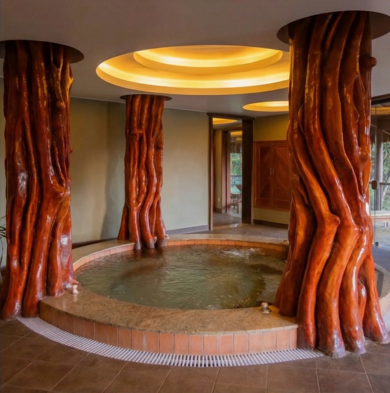 Piscina interna real do SPA
